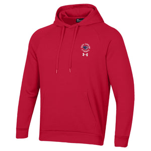 Red Under Armour Patchwork All Day Fleece Hood