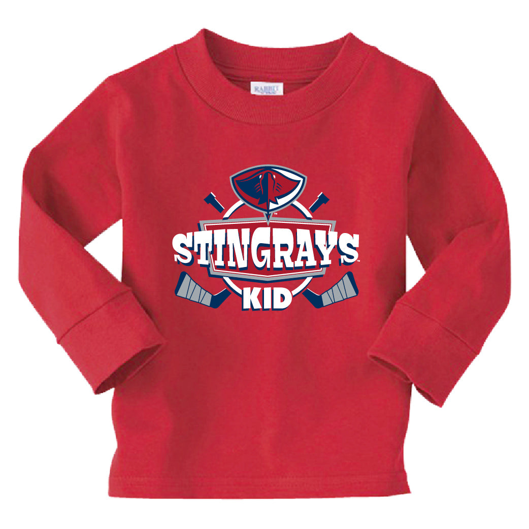 Red Toddler Kiddo Long Sleeve T-Shirt