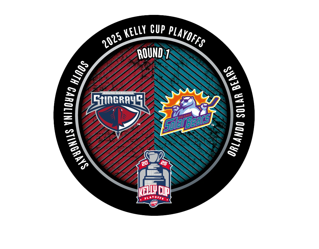 Stingrays Round 1 Dueling Playoff Souvenir Puck