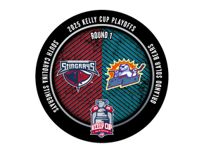 Stingrays Round 1 Dueling Playoff Souvenir Puck