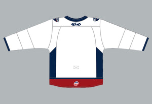 Adult White Athletic Knit Stingrays Replica Jersey