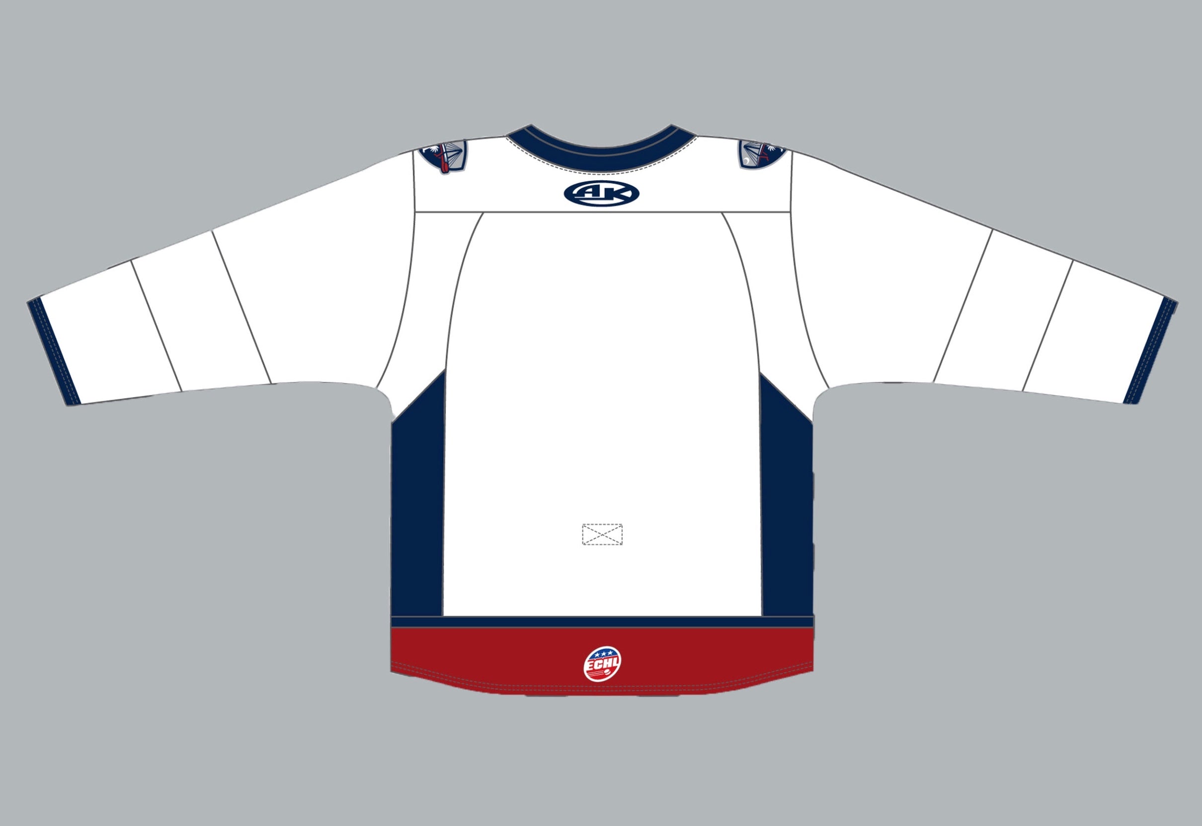 Youth White Athletic Knit Stingrays Replica Jersey