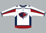Load image into Gallery viewer, Adult White Athletic Knit Stingrays Replica Jersey
