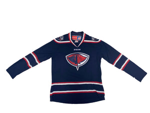 Vintage Adult Navy CCM Stingrays Replica Jersey